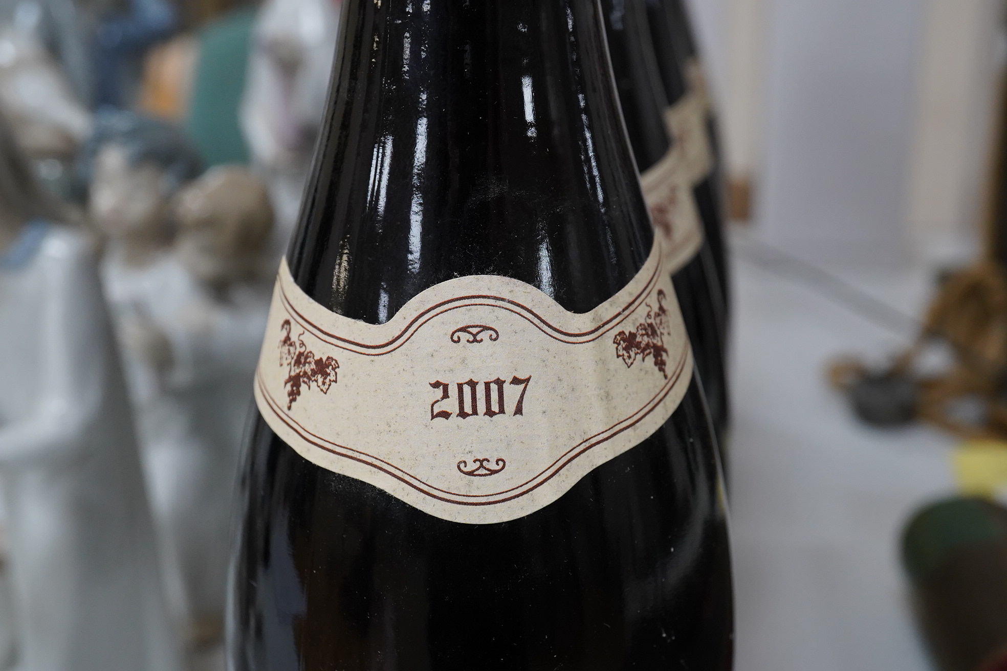 Six bottles of Mazis-Chambertin Grand Cru, 2007, domaine Maume. Condition - fair